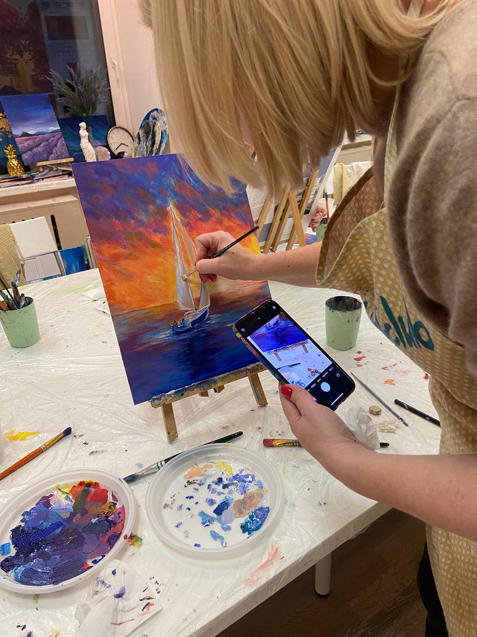 Студия рисования для взрослых на Менделеевской